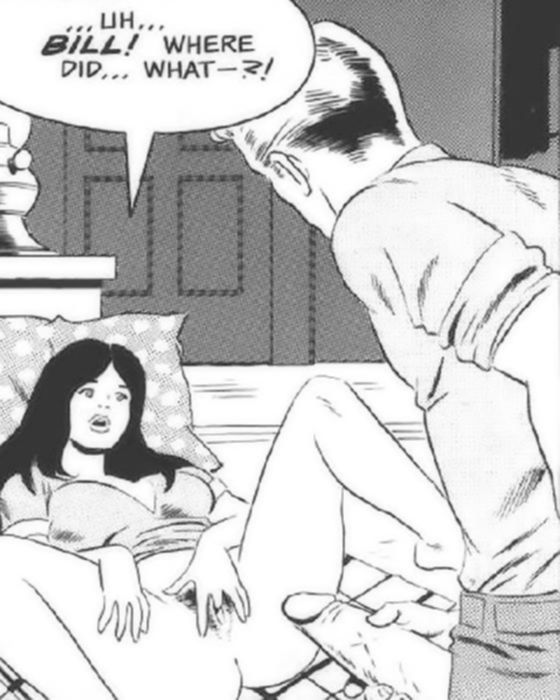 Горячий оральный секс в комиксах